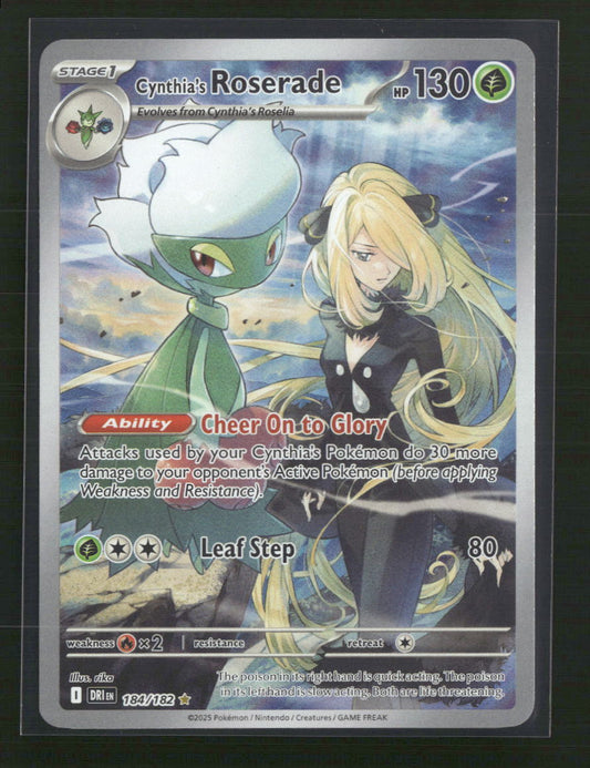 Cynthia's Roserade SV10: Destined Rivals #184/182