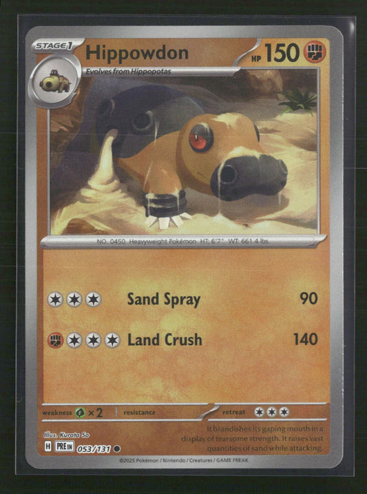 Hippowdon (Master Ball Pattern) SV: Prismatic Evolutions #053/131