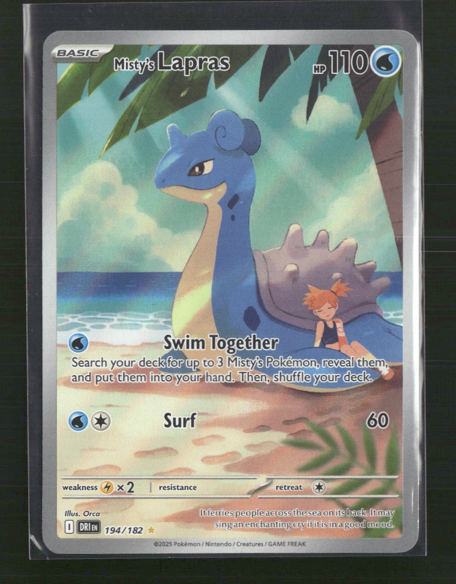 Misty's Lapras SV10: Destined Rivals #194/182