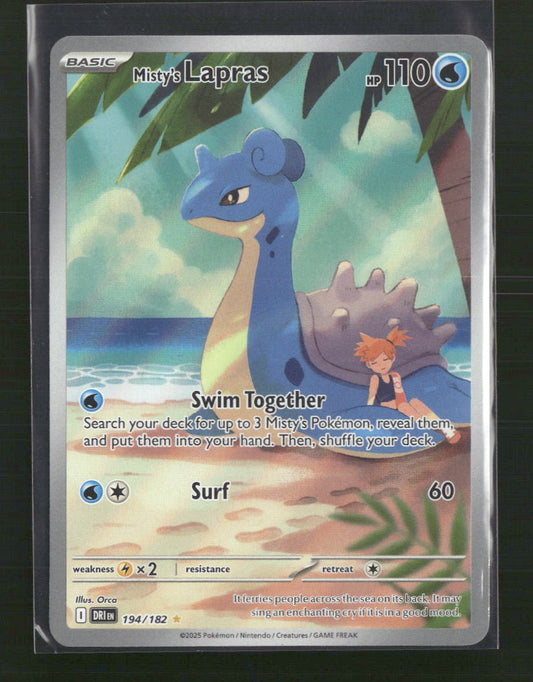 Misty's Lapras SV10: Destined Rivals #194/182
