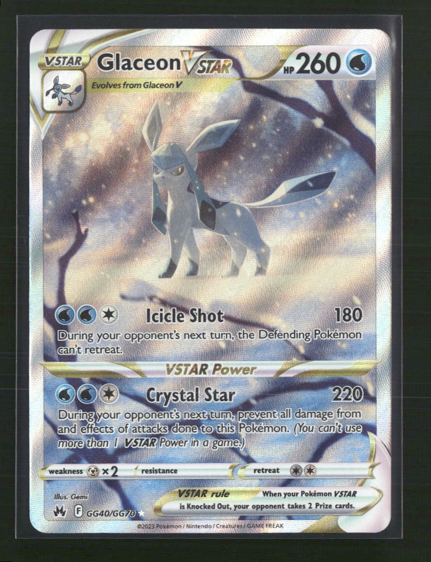 Glaceon VSTAR Crown Zenith: Galarian Gallery #GG40/GG70