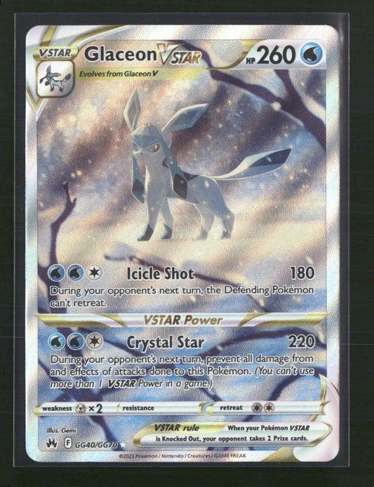 Glaceon VSTAR Crown Zenith: Galarian Gallery #GG40/GG70
