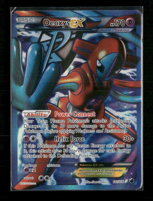 Deoxys EX (Team Plasma) (Full Art) Plasma Freeze #111/116