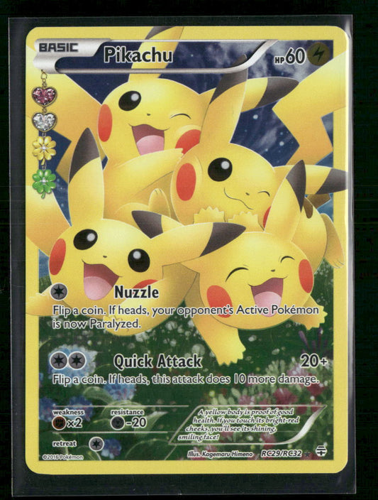 Pikachu (Full Art) Generations: Radiant Collection #RC29/RC32