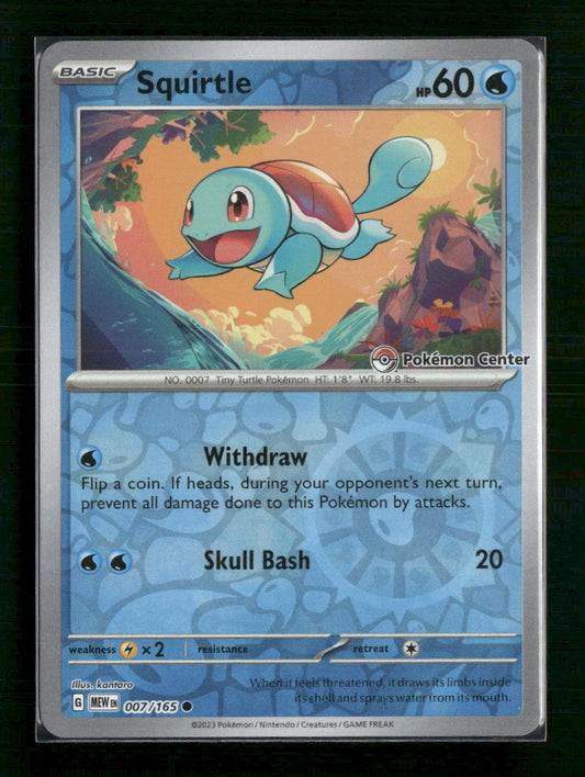 Squirtle Miscellaneous Cards & Products #007/165