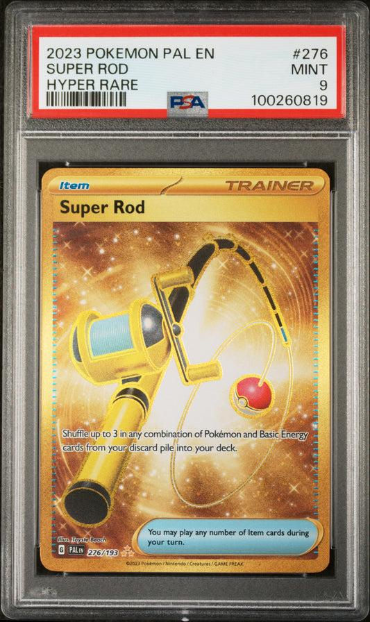 Super Rod 2023 Pokemon Pal En-Paldea Evolved #276 Hyper Rare PSA 9