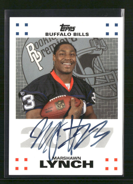 Marshawn Lynch 2007 Topps #RPA-ML Rookie Premiere Autographs
