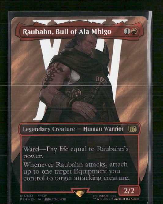 Raubahn, Bull of Ala Mhigo (Borderless) (Surge Foil) FINAL FANTASY #533