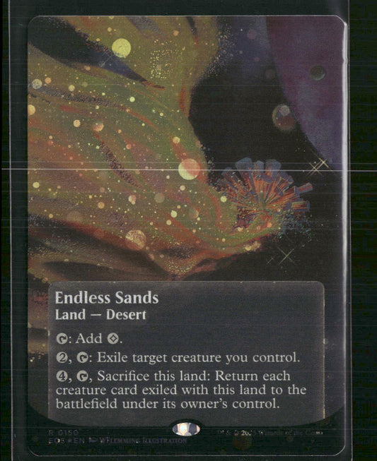 Endless Sands (0150) (Borderless) (Galaxy Foil) Edge of Eternities #150
