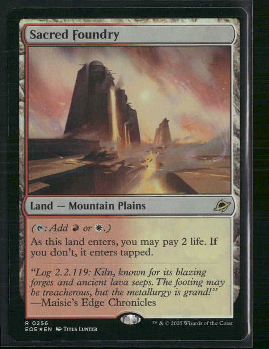 Sacred Foundry Edge of Eternities #256 Foil