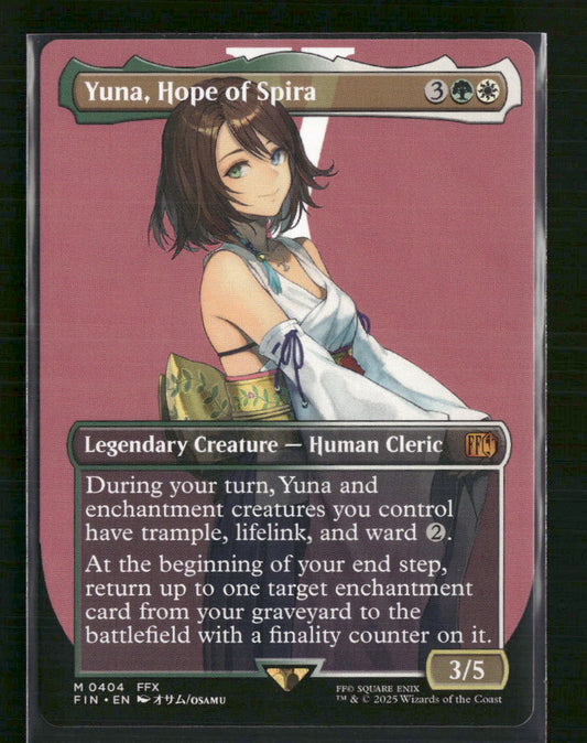 Yuna, Hope of Spira (Borderless) FINAL FANTASY #404
