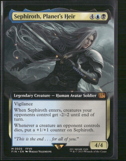 Sephiroth, Planet's Heir (Extended Art) FINAL FANTASY #505
