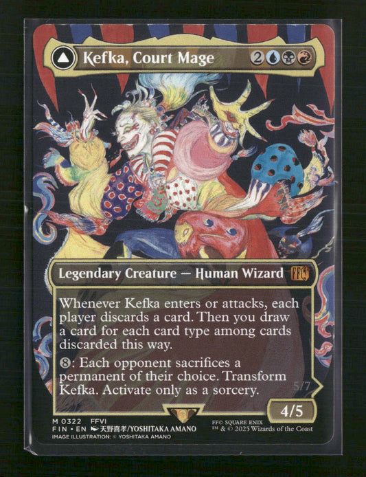 Kefka, Court Mage (0322) (Borderless) FINAL FANTASY #322