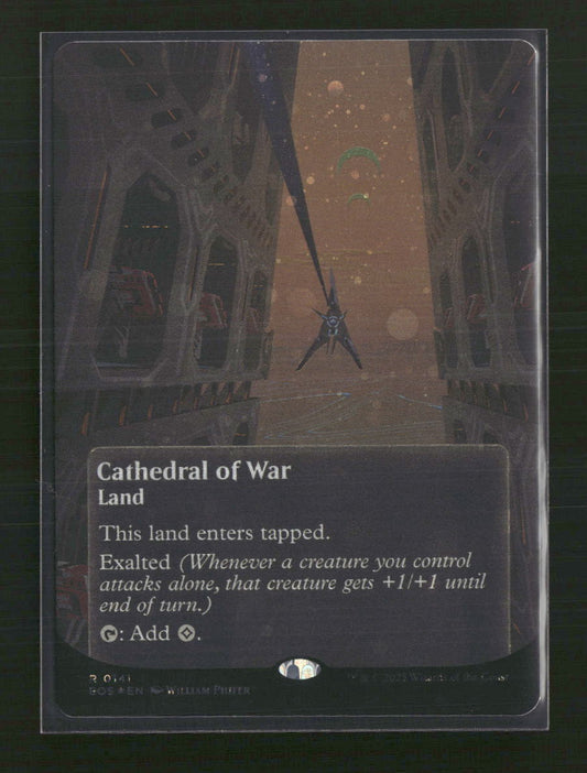 Cathedral of War (0141) (Borderless) (Galaxy Foil)