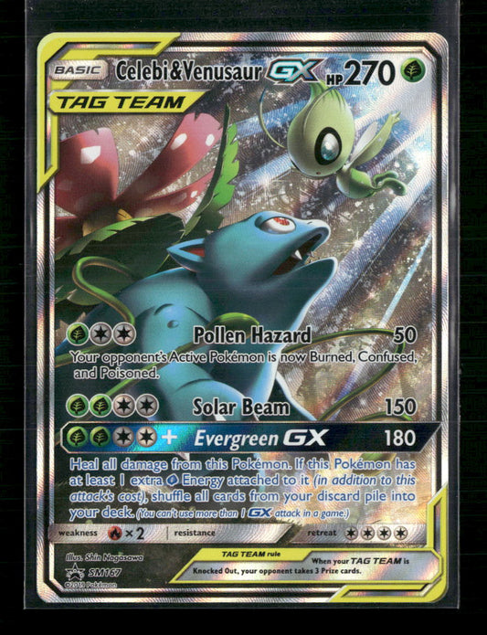 Celebi & Venusaur GX SM Promos #SM167 - Front