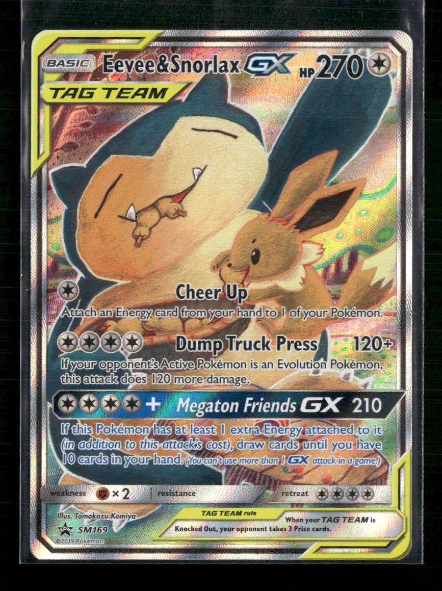 Eevee & Snorlax GX SM Promos #SM169 - Front