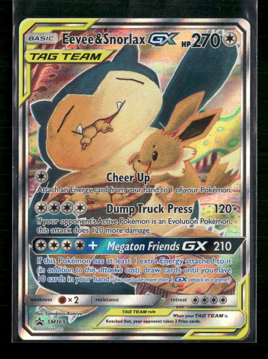 Eevee & Snorlax GX SM Promos #SM169 - Front