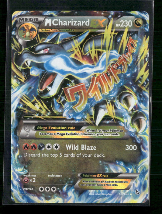 M Charizard EX (X) XY - Flashfire #69/106 - Front