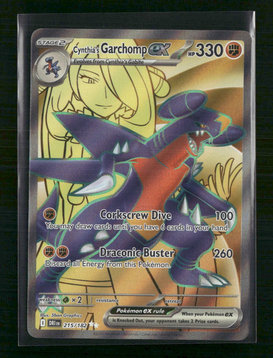 Cynthia's Garchomp ex SV10: Destined Rivals #215/182 - Front