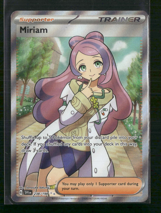 Miriam SV01: Scarlet & Violet Base Set #238/198 - Front