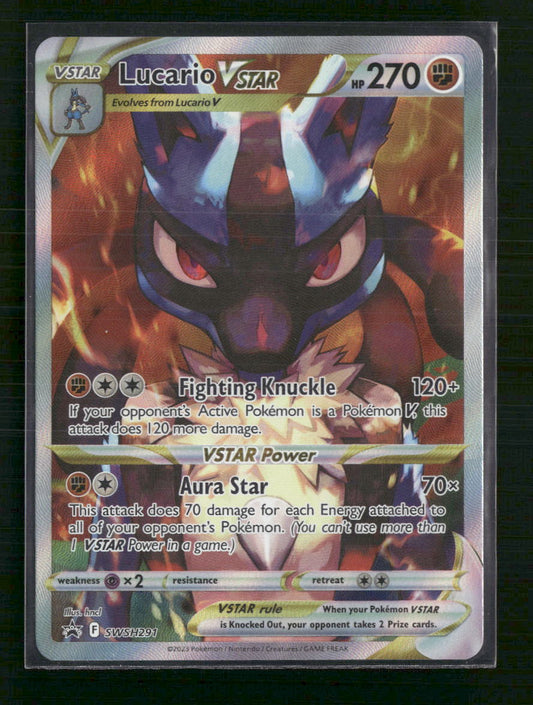 Lucario VSTAR SWSH: Sword & Shield Promo Cards #SWSH291 - Front