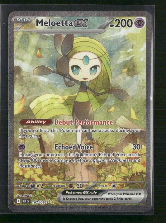 Meloetta ex SV: Black Bolt #167/086 - Front