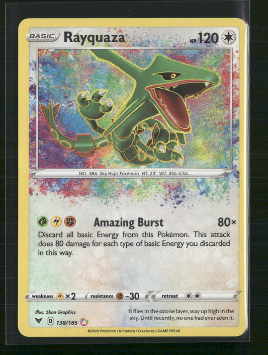 Rayquaza SWSH04: Vivid Voltage #138/185 - Front