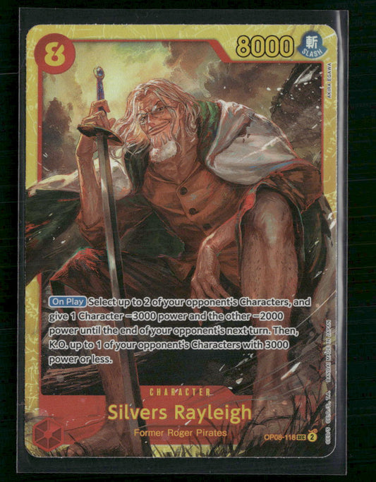 Silvers Rayleigh Two Legends #OP08-118