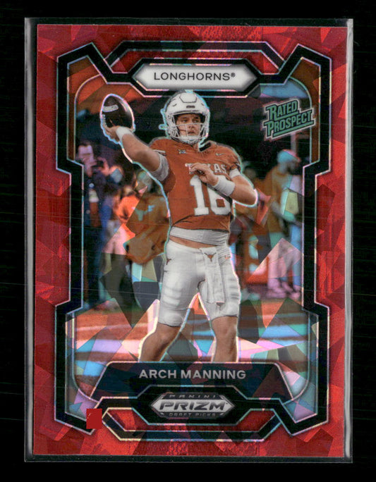 Arch Manning 2024 Panini Prizm Draft Picks #192 Red Ice