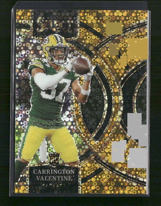 Carrington Valentine 2023 Panini #118 Gold Prizms #/10