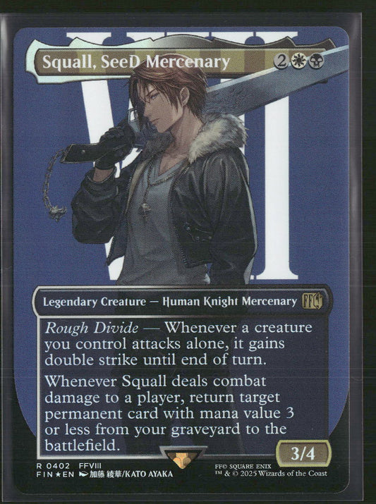 Squall, SeeD Mercenary (Borderless) FINAL FANTASY #402