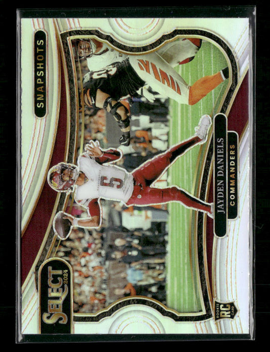 Jayden Daniels 2024 Panini Select #15 Snapshots Prizm