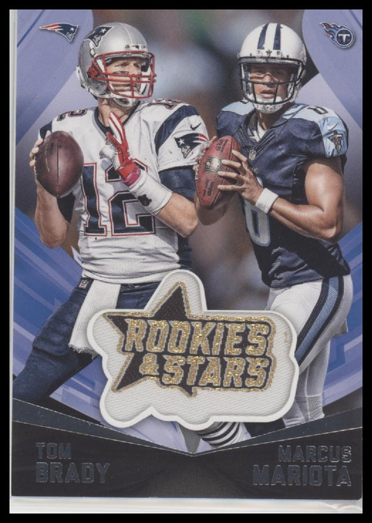 Marcus Mariota / Tom Brady 2015 Panini