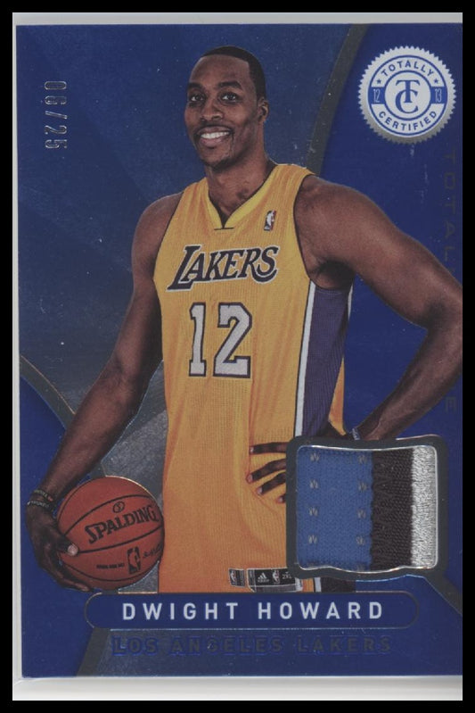 Dwight Howard 2012-13 Panini Totally Certified #19 Patch