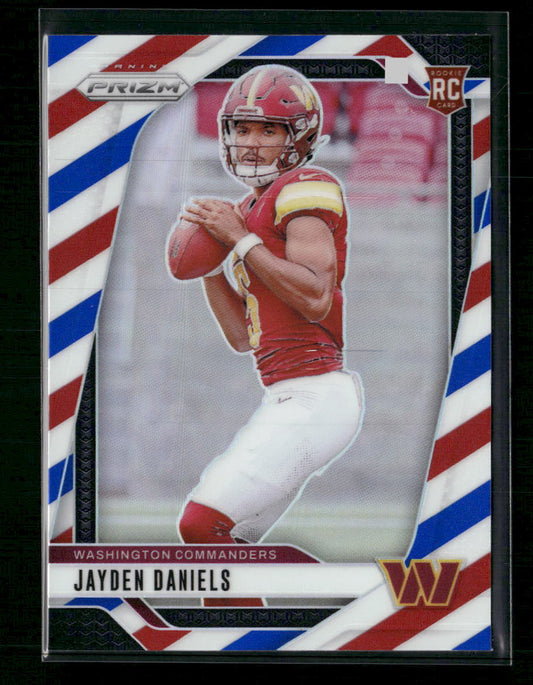 Jayden Daniels Washington Commanders #347 2024 Red White Blue
