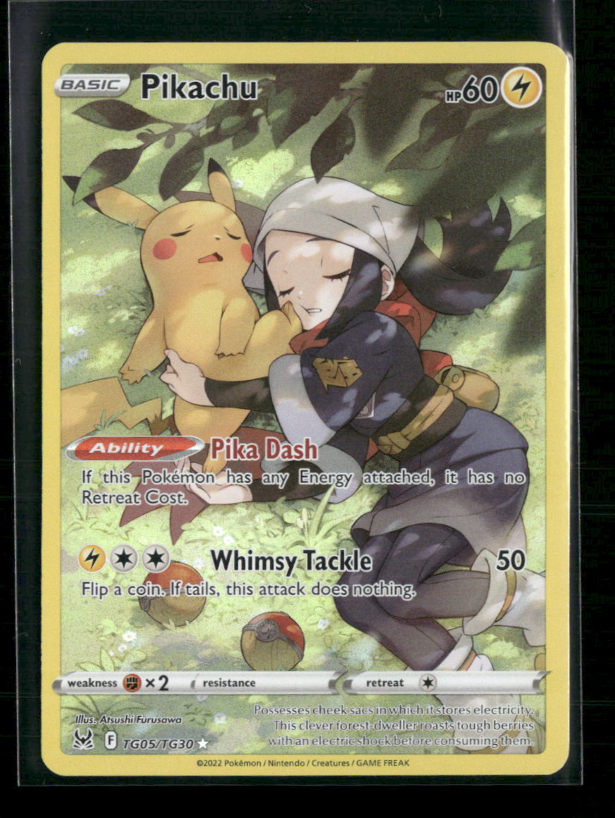 Pikachu SWSH11: Lost Origin Trainer Gallery #TG05/TG30