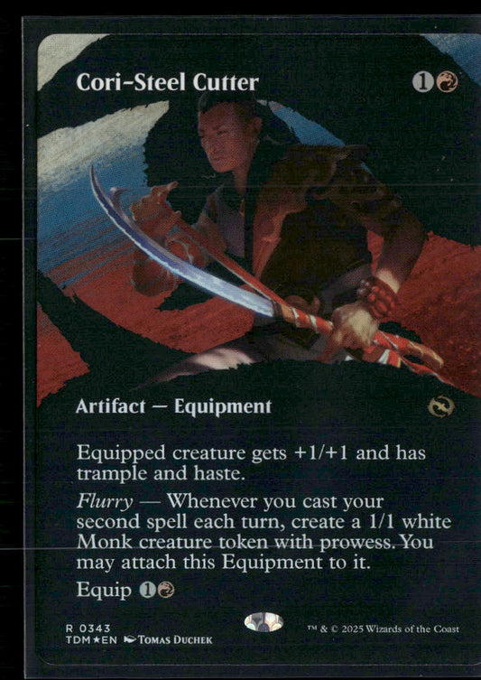 Cori-Steel Cutter (Borderless) Tarkir: Dragonstorm #343