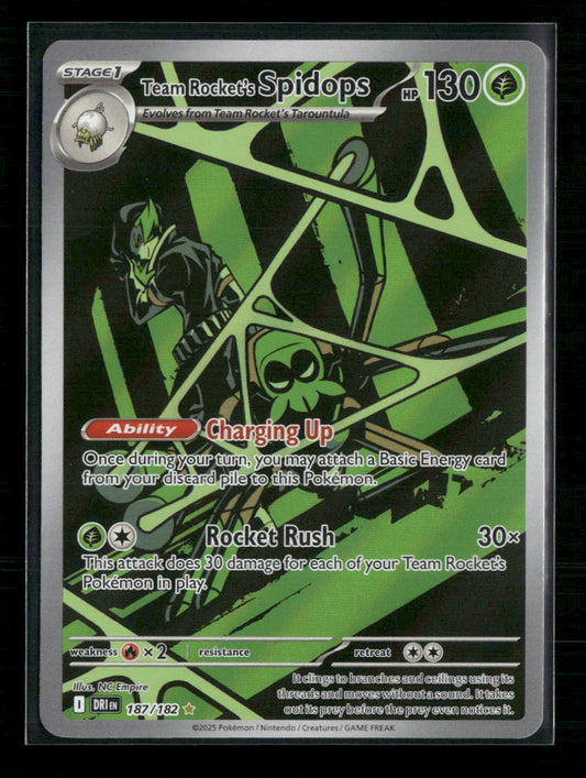 Team Rocket's Spidops SV10: Destined Rivals #187/182