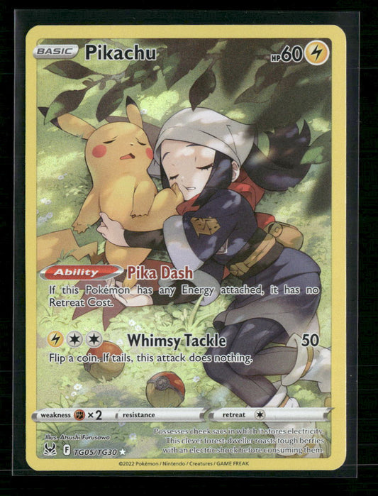 Pikachu SWSH11: Lost Origin Trainer Gallery #TG05/TG30