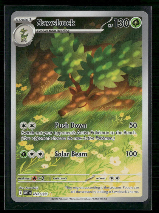 Sawsbuck SV: White Flare #092/086