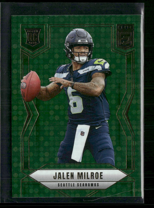 Jalen Milroe 2025 Donruss Elite #131 Green Disco