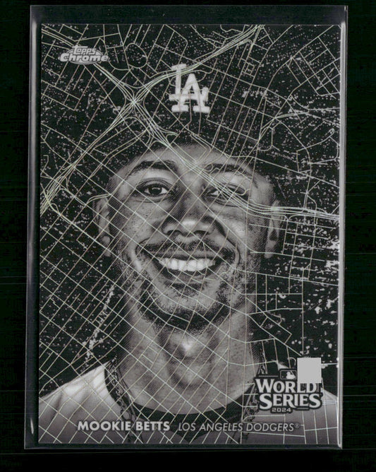 Mookie Betts 2025 Topps Chrome #WSN-1 World Series at Night