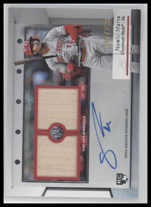 Noelvi Marte 2024 Topps Museum Collection #AA-NM Archival Autographs #/299