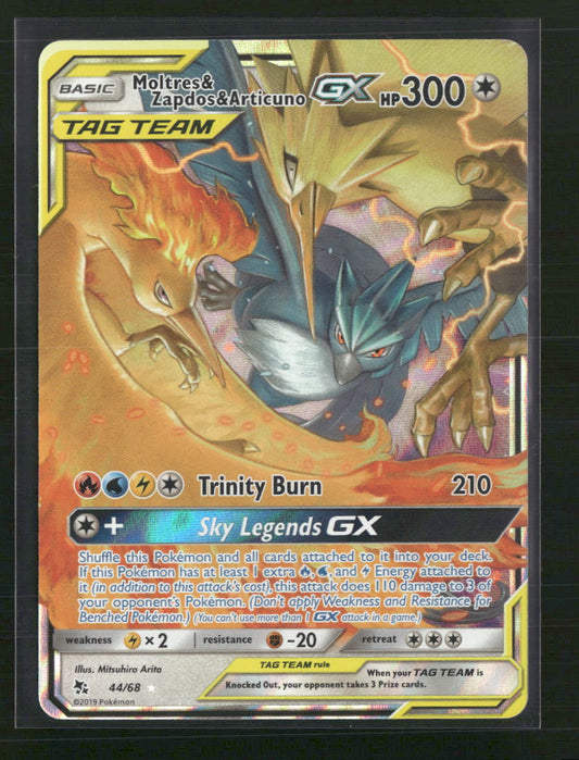 Moltres & Zapdos & Articuno GX Hidden Fates #44/68