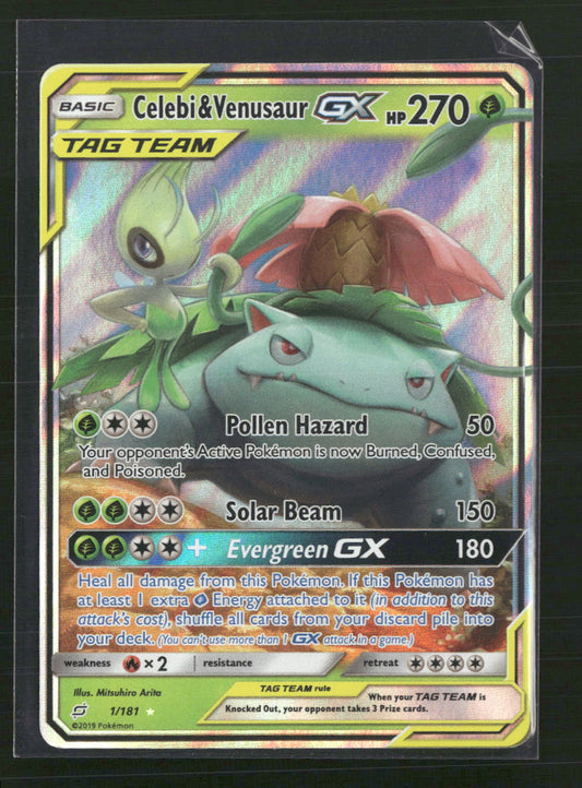 Celebi & Venusaur GX SM - Team Up #1/181