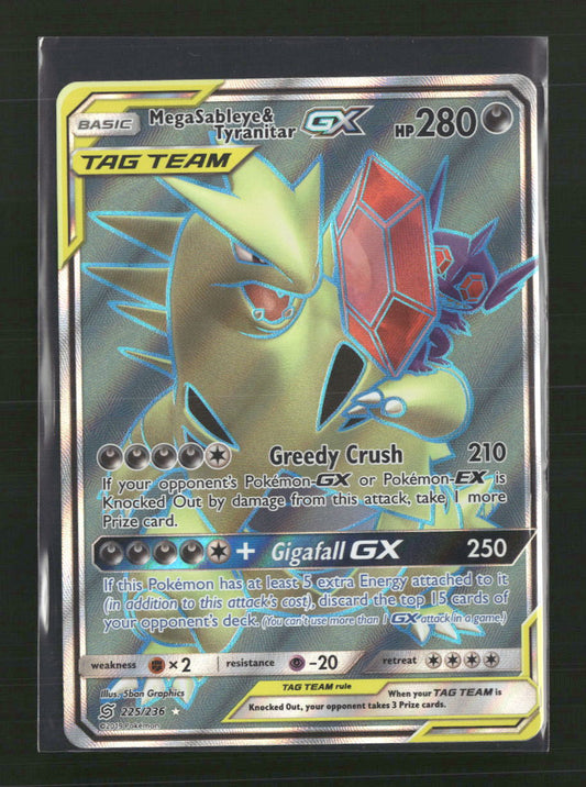 Mega Sableye & Tyranitar GX (Full Art) SM - Unified Minds #225/236