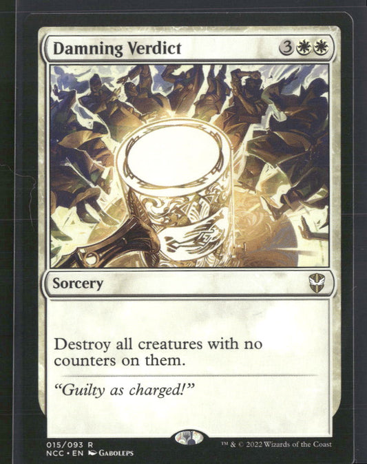 Damning Verdict Commander: Streets of New Capenna #15