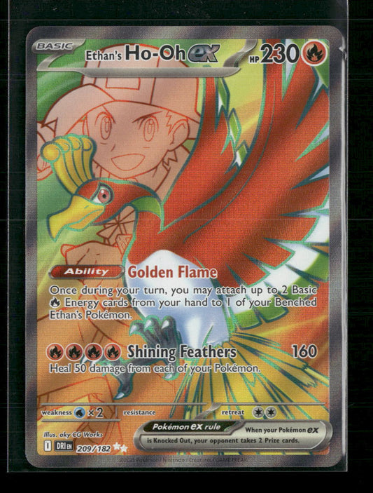 Ethan's Ho-Oh ex SV10: Destined Rivals #209/182