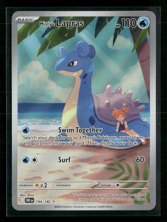 Misty's Lapras SV10: Destined Rivals #194/182