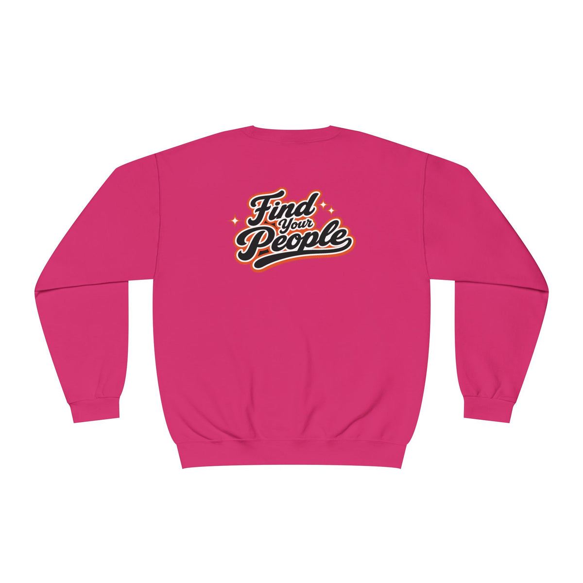 Find Your People Crewneck Sweatshirt – Retro Script Graphic Pullover